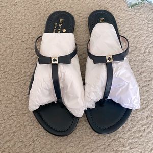 Kate spade flip flop sandals,size 7,5 blazer blue